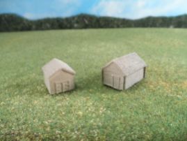 6mm ACW Buildings & Terrain: TRF984 Small Sheds / Barns